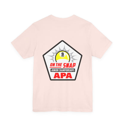 9 Ball On The Snap Junior Championships Billiards T-shirt