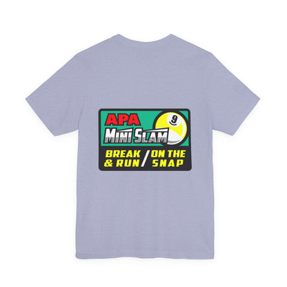 Billiards 9 Ball Pool Player Mini Slam T-shirt Break Run Snap