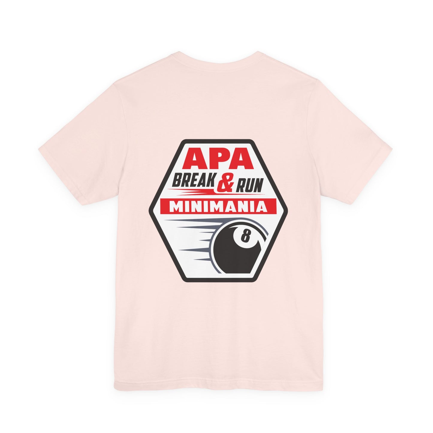 Break & Run Minimania 8-Ball Billiards T-shirt