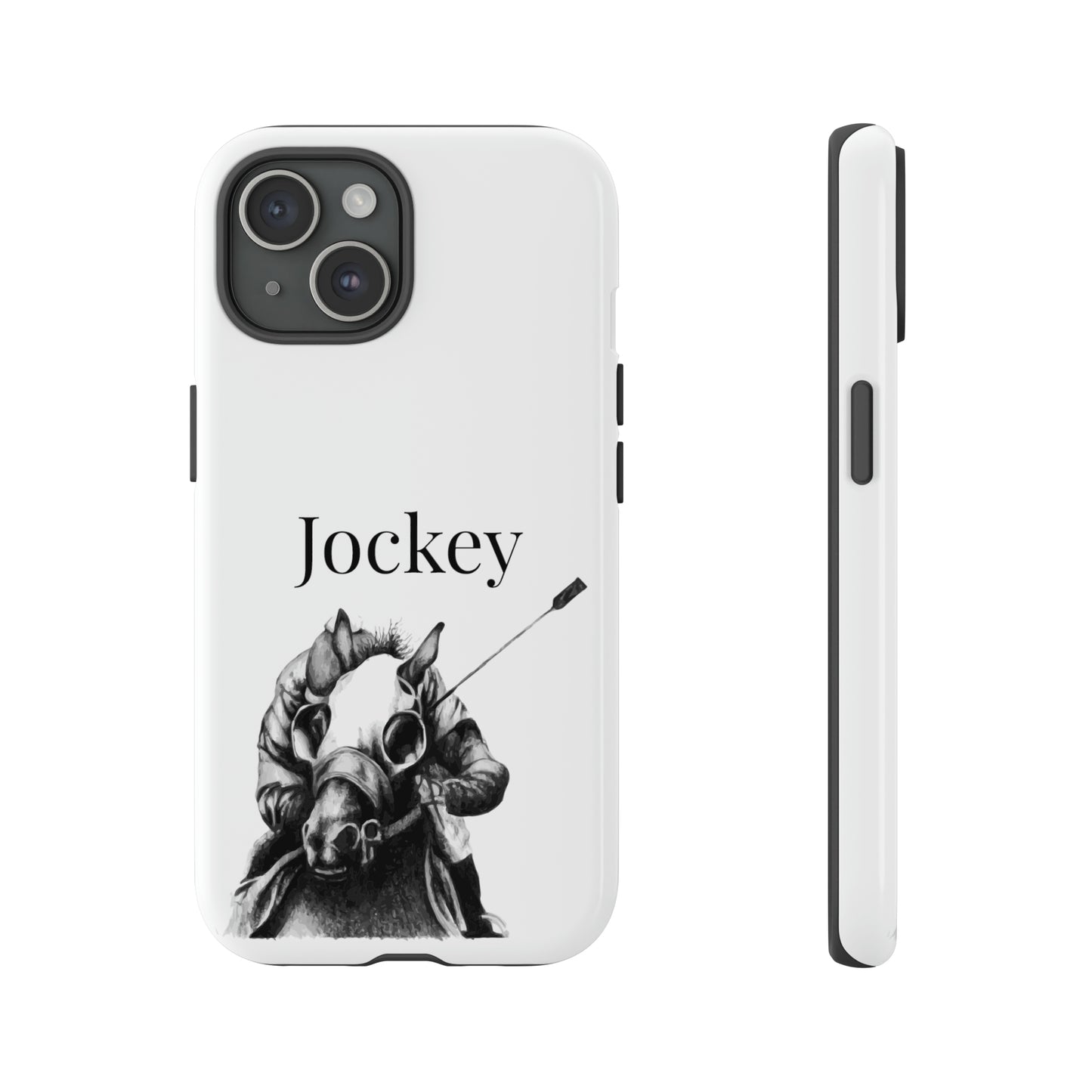 Jockey- Hand Drawing- iPhone Tough Case