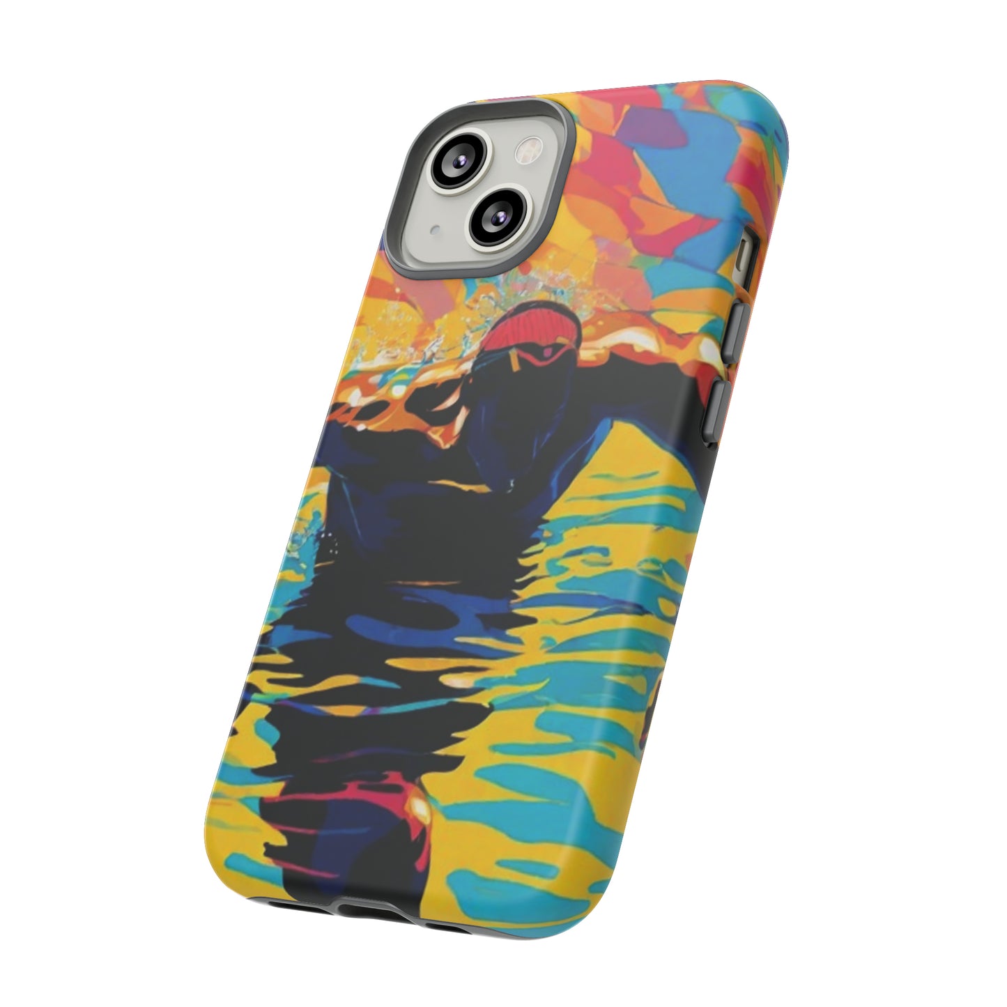 Swim with Him iPhone Tough Case