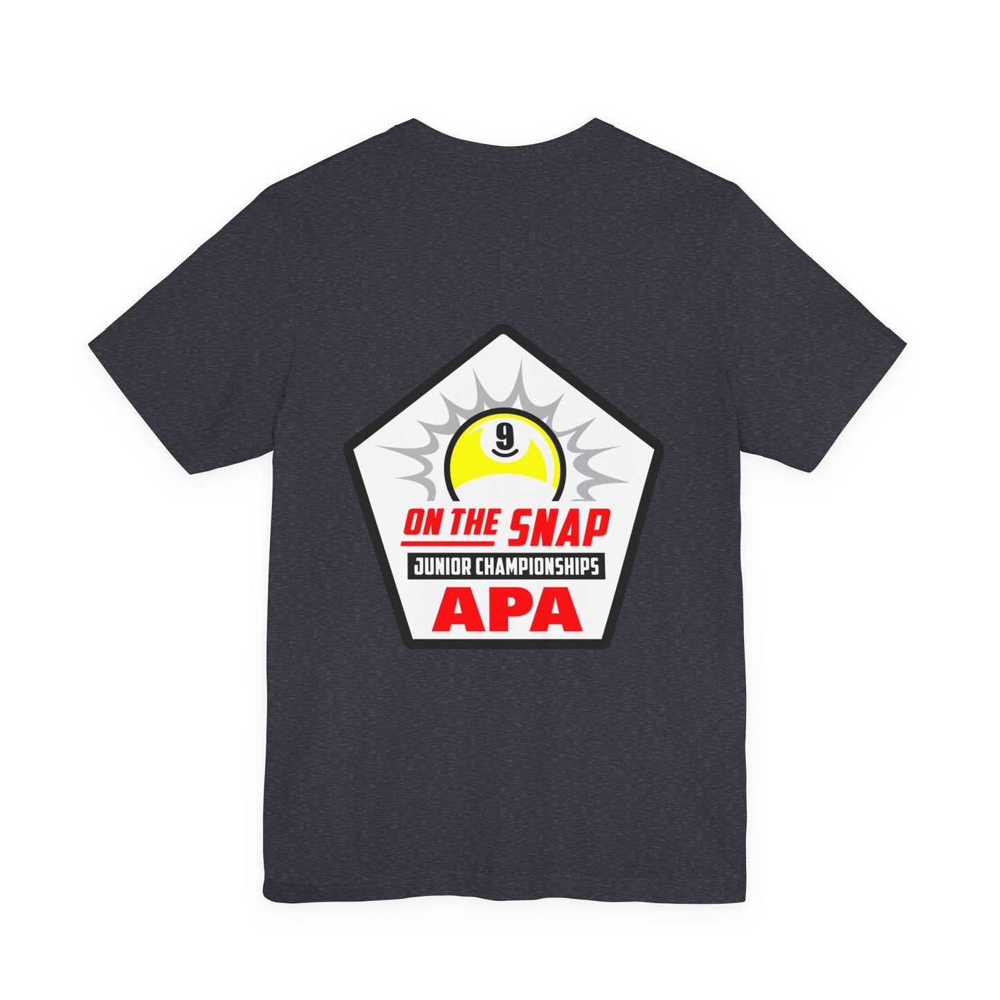 9 Ball On The Snap Junior Championships Billiards T-shirt