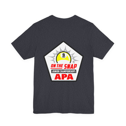 9 Ball On The Snap Junior Championships Billiards T-shirt