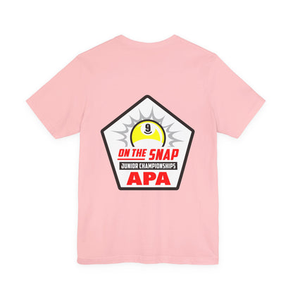 9 Ball On The Snap Junior Championships Billiards T-shirt
