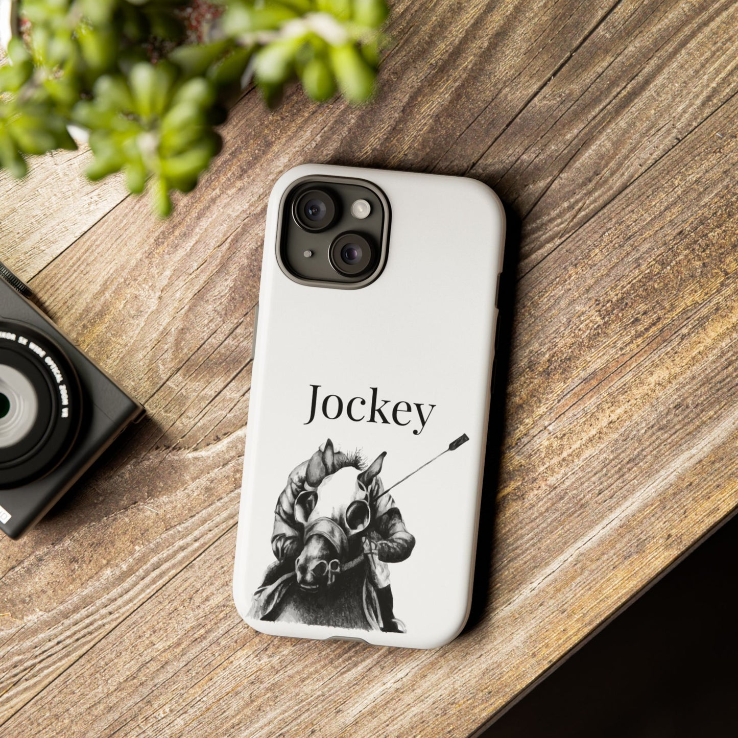 Jockey- Hand Drawing- iPhone Tough Case