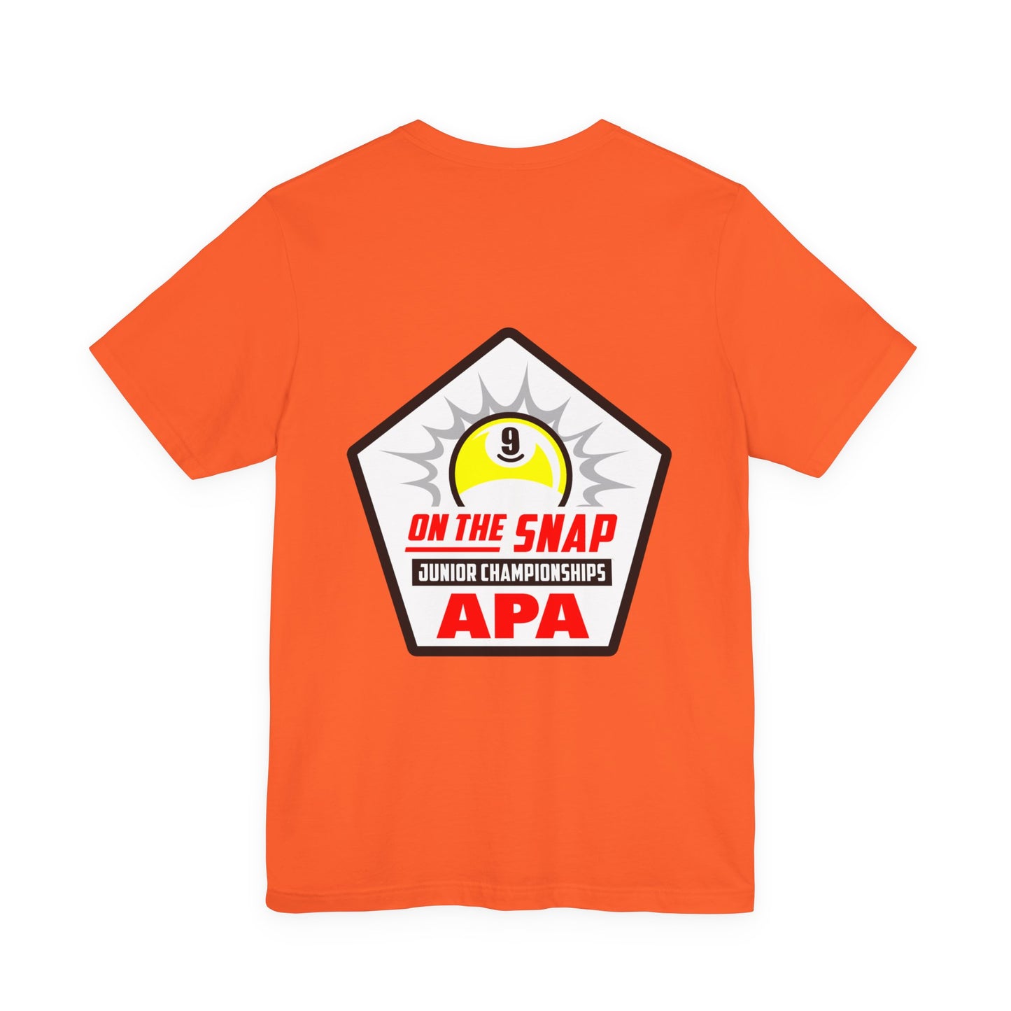 9 Ball On The Snap Junior Championships Billiards T-shirt
