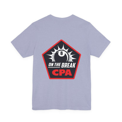 On The Break CPA 8 Ball Billiards Graphic T-Shirt