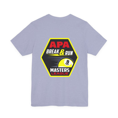 APA Break & Run Masters League 9-Ball Billiards Graphic T-Shirt