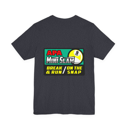 Billiards 9 Ball Pool Player Mini Slam T-shirt Break Run Snap