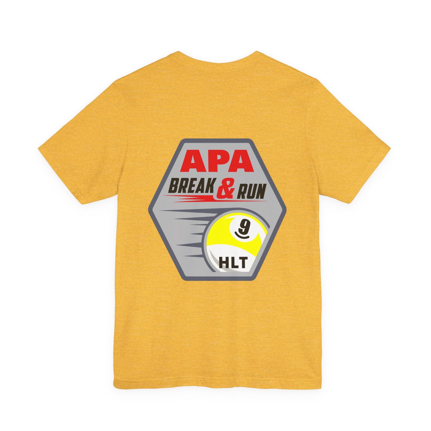 APA Break & Run 9 Ball Billiards Graphic T-Shirt