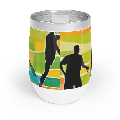 Paddle Playtime, Pickleball Bliss - Pickleball Chill Wine Tumbler