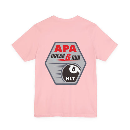 APA Break & Run 8 Ball Pool Billiards Graphic T-Shirt
