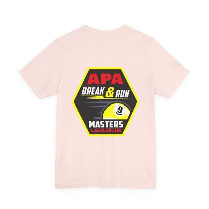 APA Break & Run Masters League 9-Ball Billiards Graphic T-Shirt