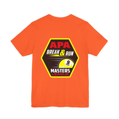 APA Break & Run Masters League 9-Ball Billiards Graphic T-Shirt