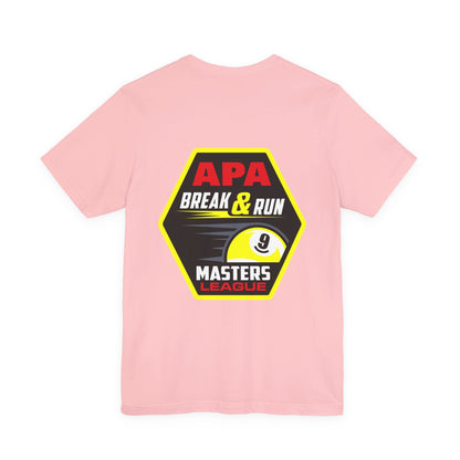APA Break & Run Masters League 9-Ball Billiards Graphic T-Shirt