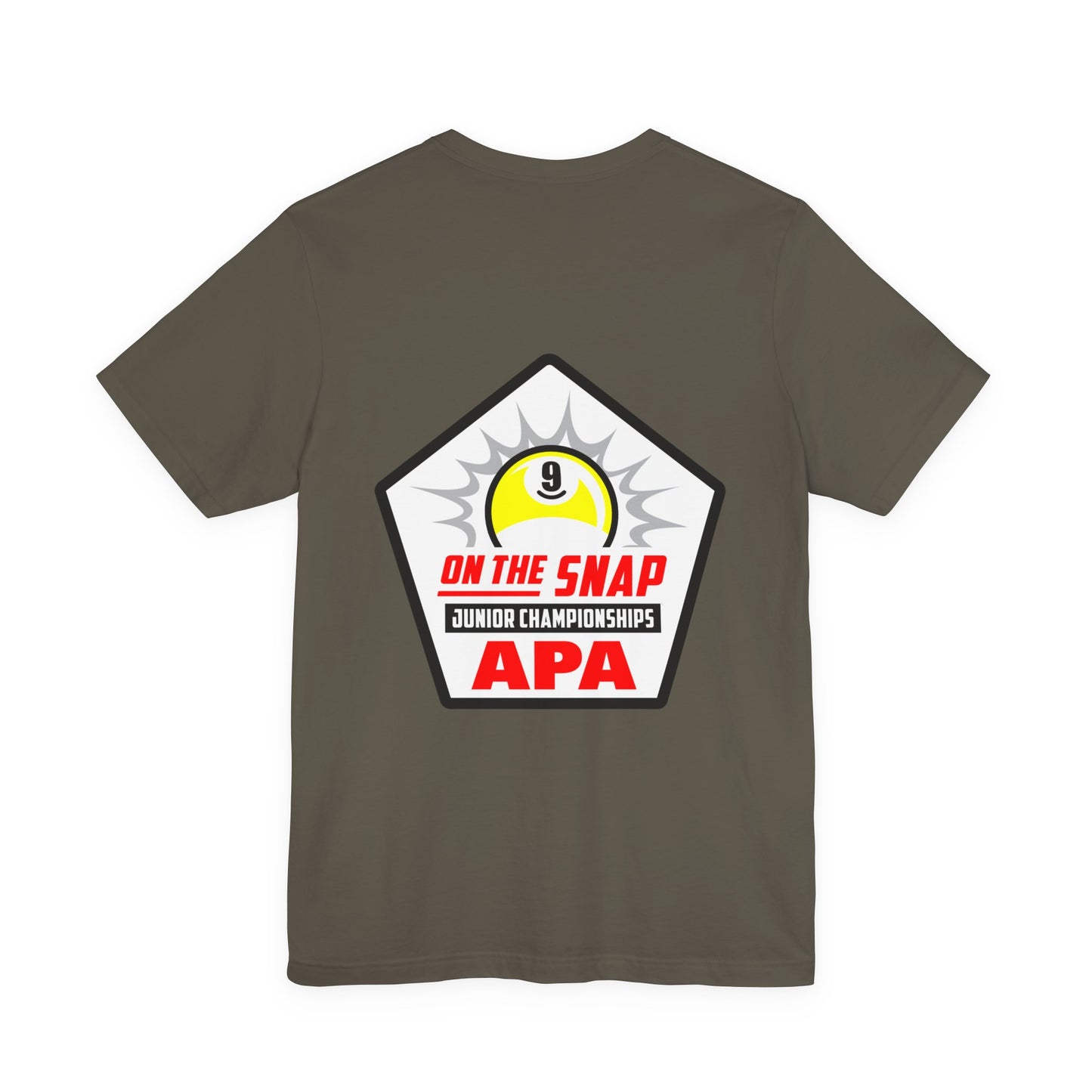 9 Ball On The Snap Junior Championships Billiards T-shirt