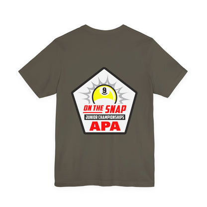 9 Ball On The Snap Junior Championships Billiards T-shirt