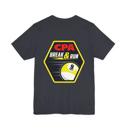 CPA Break & Run Billiards 9-Ball Graphic T-Shirt