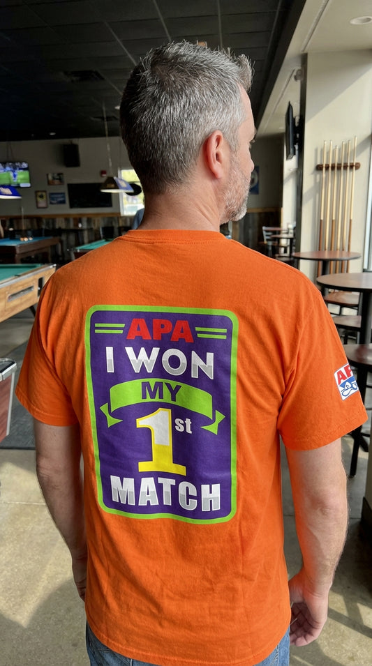 APA 'I Won My 1st Match' Tee