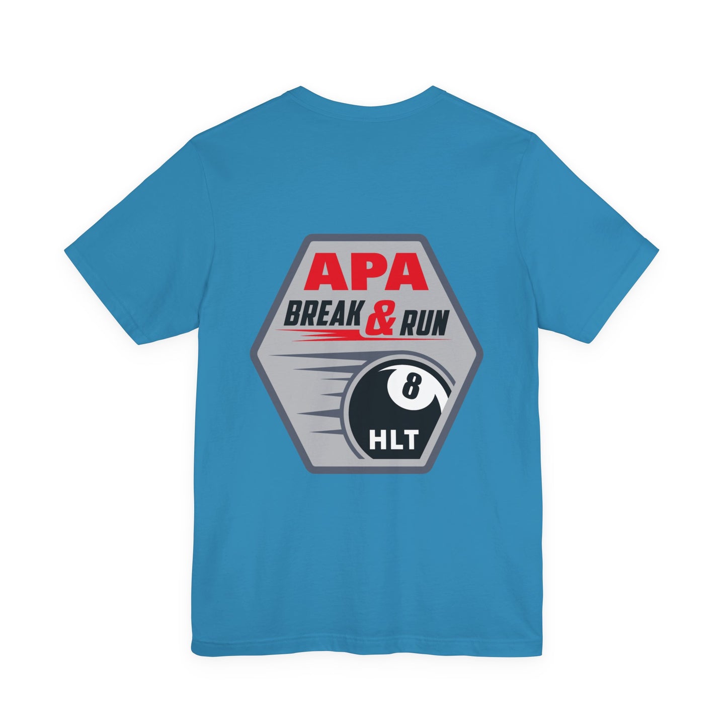 APA Break & Run 8 Ball Pool Billiards Graphic T-Shirt