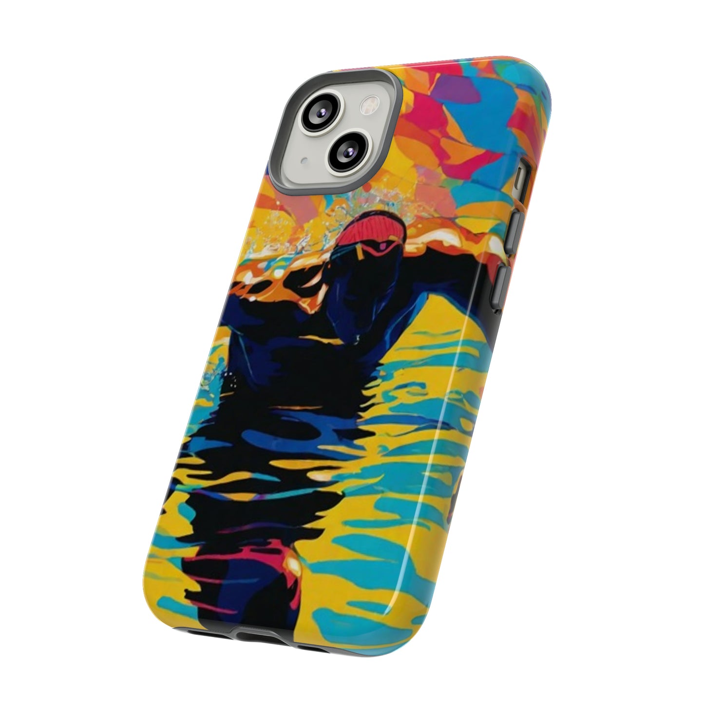 Swim with Him iPhone Tough Case