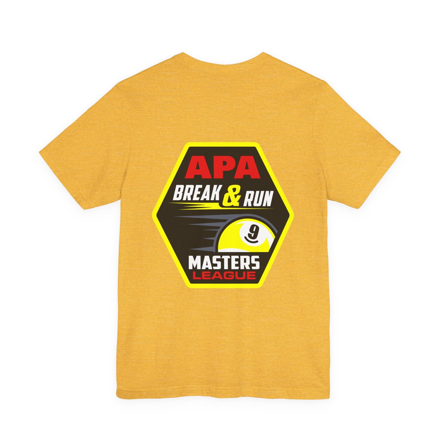 APA Break & Run Masters League 9-Ball Billiards Graphic T-Shirt
