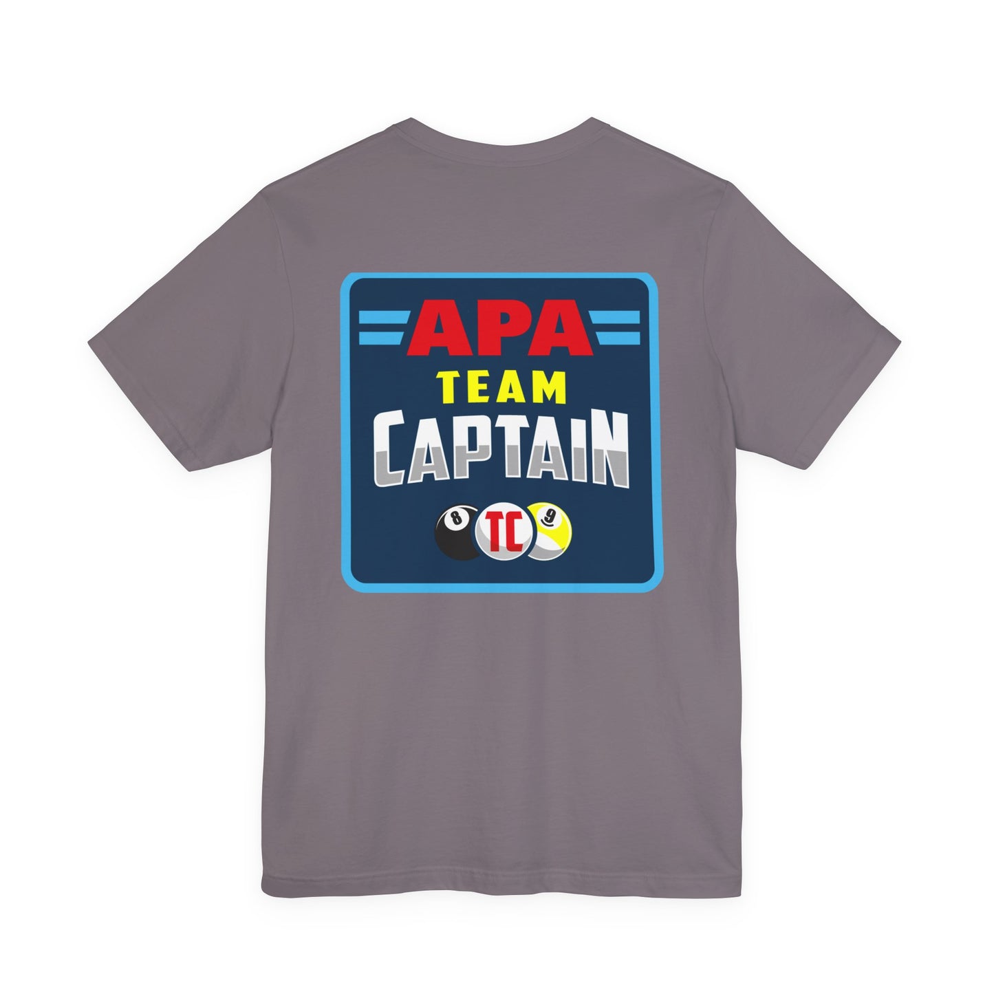 APA Team Captain T-Shirt — Pool Billiards League Shirt