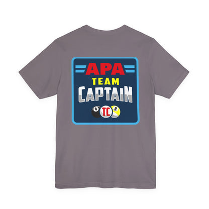 APA Team Captain T-Shirt — Pool Billiards League Shirt
