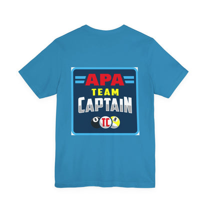 APA Team Captain Billiards Pool Player Graphic T-Shirt