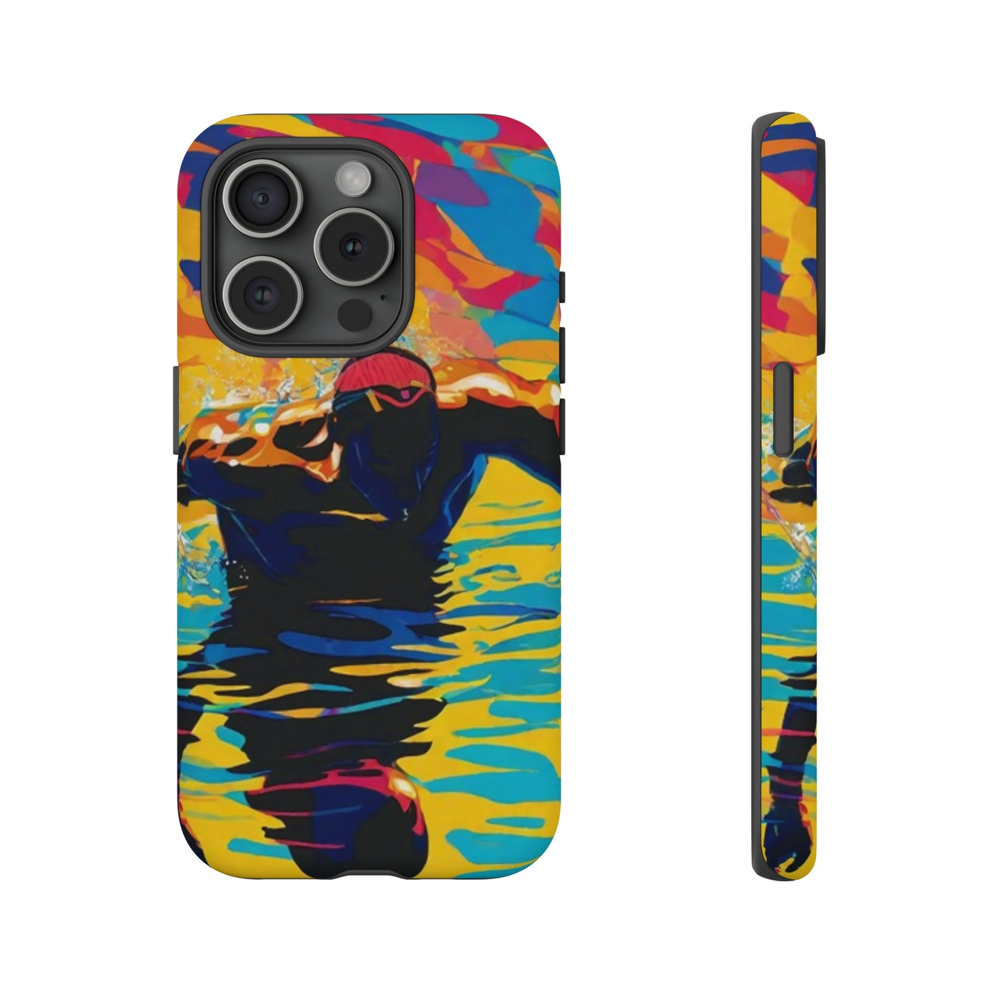 Swim with Him iPhone Tough Case