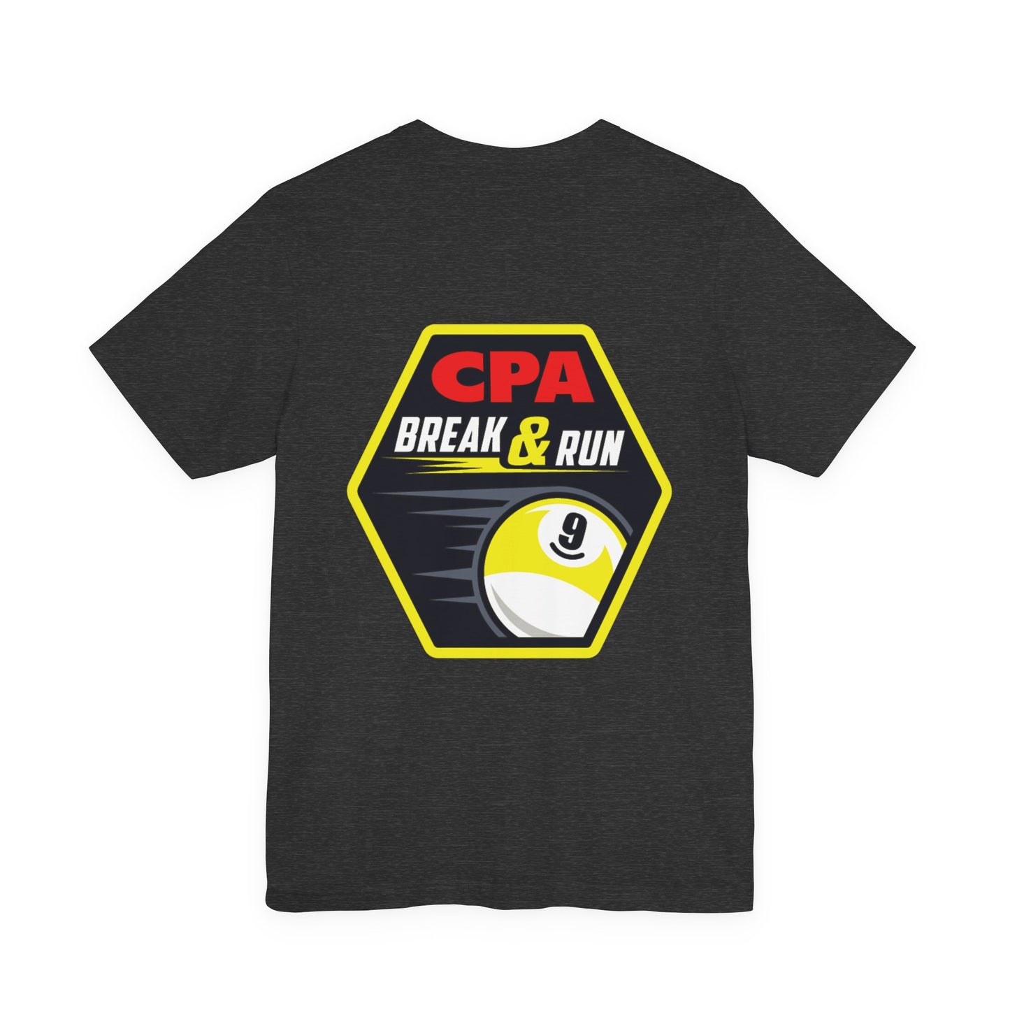CPA Break & Run Billiards 9-Ball Graphic T-Shirt