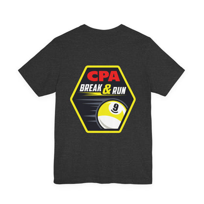 CPA Break & Run Billiards 9-Ball Graphic T-Shirt