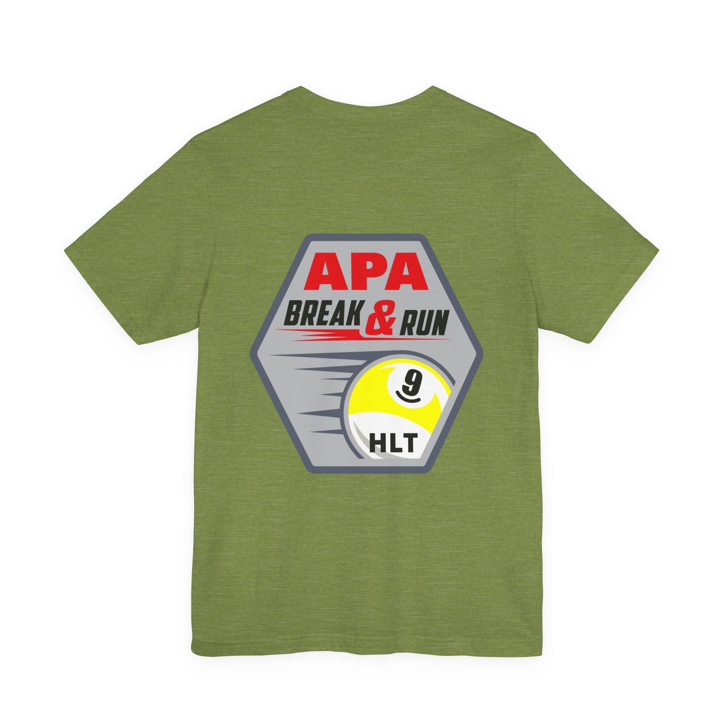 APA Break & Run 9 Ball Billiards Graphic T-Shirt