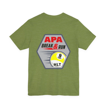 APA Break & Run 9 Ball Billiards Graphic T-Shirt