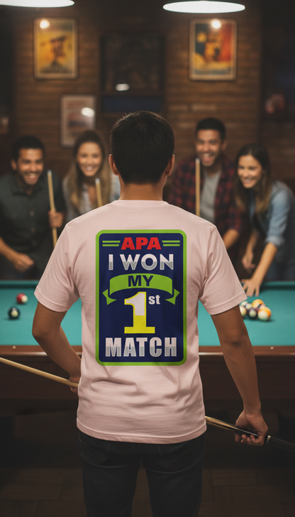 I Won My First Match Achievement Graphic Tee
