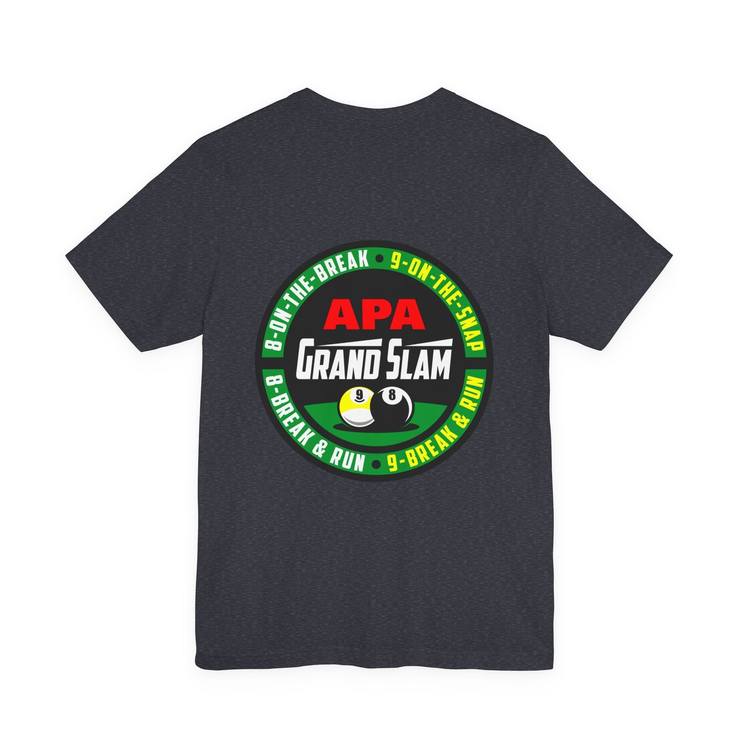 Pool Grand Slam 8-Ball 9-Ball Billiards T-Shirt