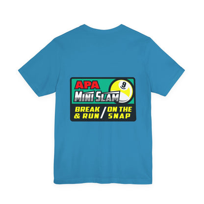 Billiards 9 Ball Pool Player Mini Slam T-shirt Break Run Snap