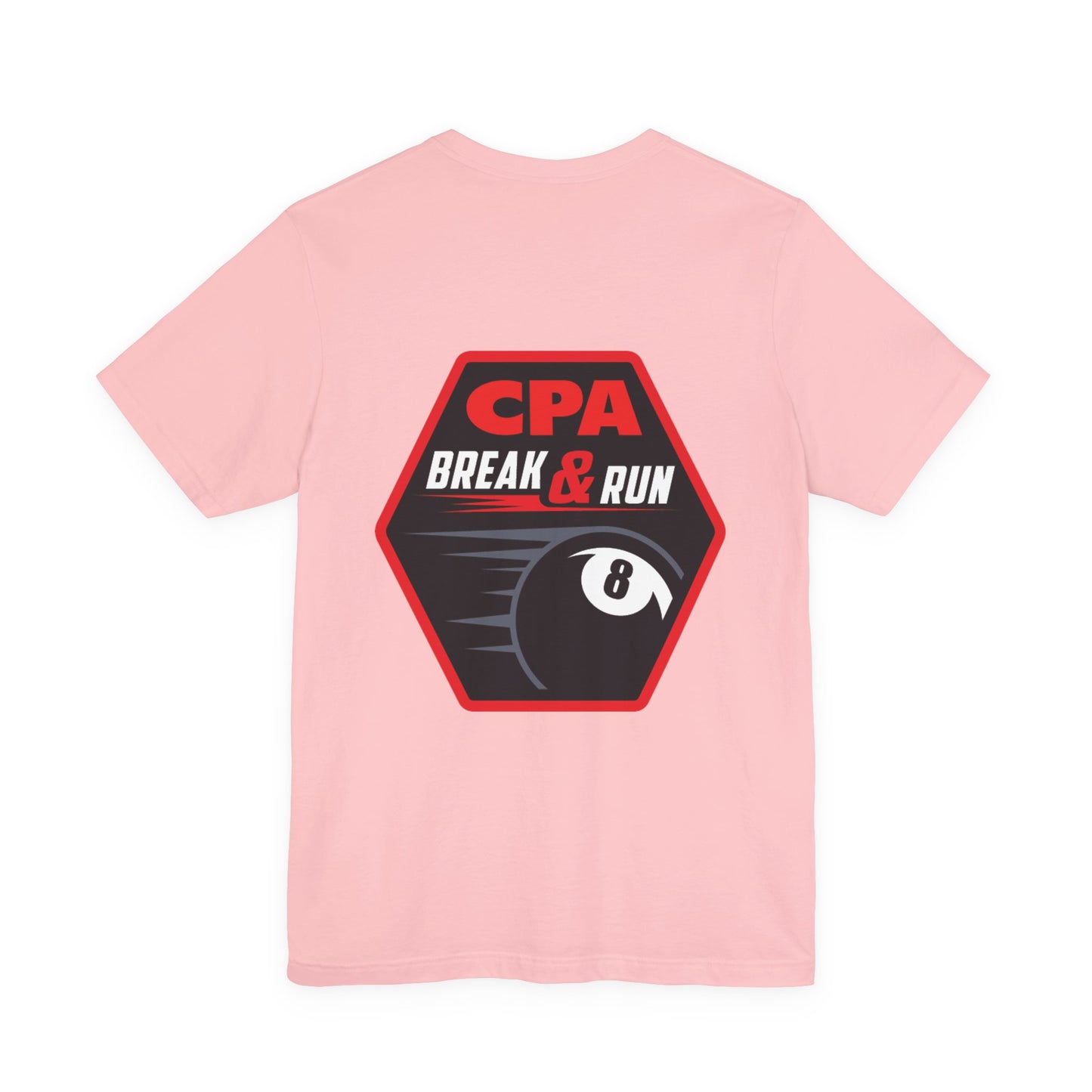 CPA Break & Run 8-Ball Pool Player Graphic Tee