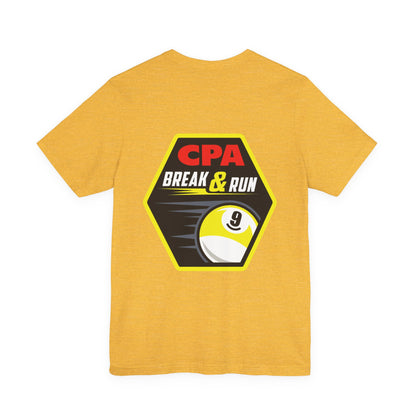 CPA Break & Run Billiards 9-Ball Graphic T-Shirt
