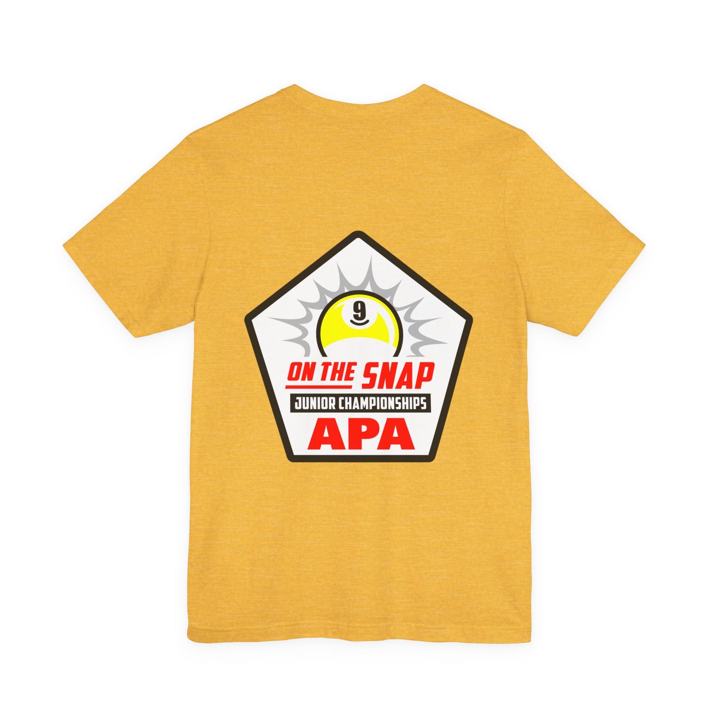 9 Ball On The Snap Junior Championships Billiards T-shirt