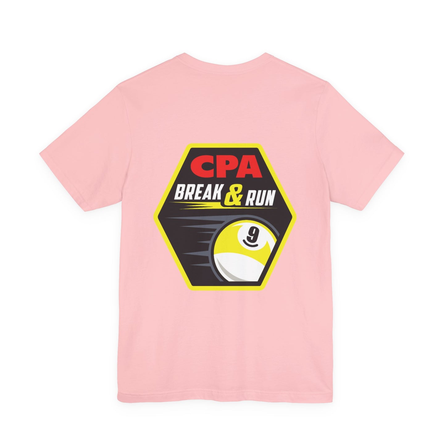 CPA Break & Run Billiards 9-Ball Graphic T-Shirt