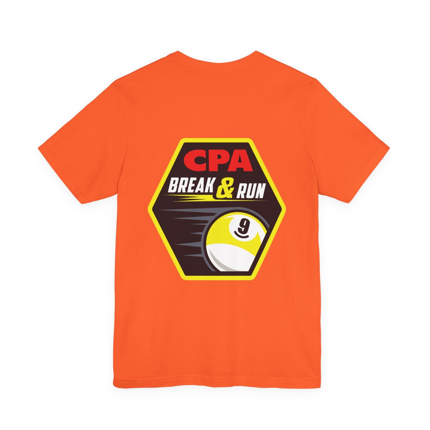 CPA Break & Run Billiards 9-Ball Graphic T-Shirt