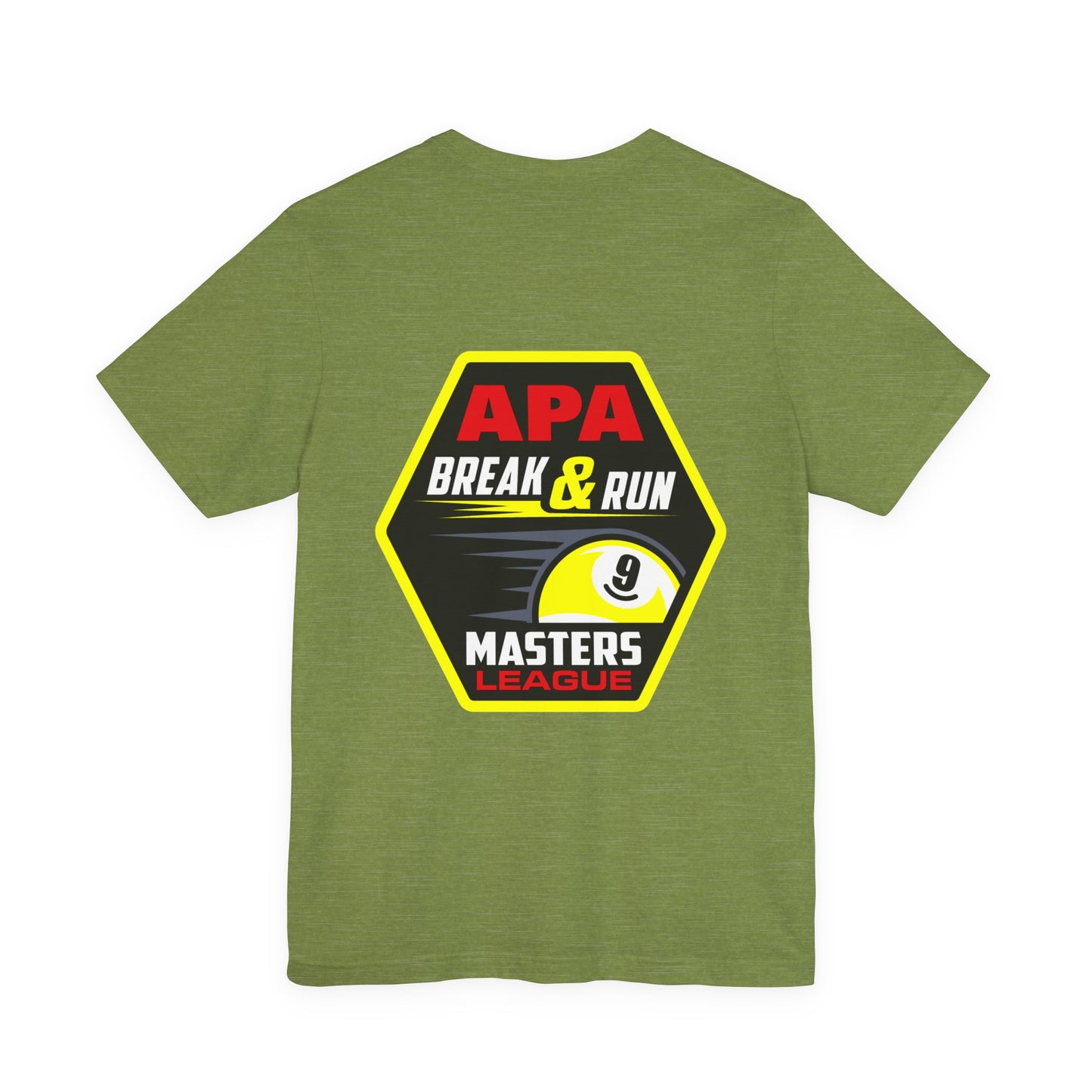 APA Break & Run Masters League 9-Ball Billiards Graphic T-Shirt