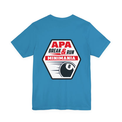 Break & Run Minimania 8-Ball Billiards T-shirt