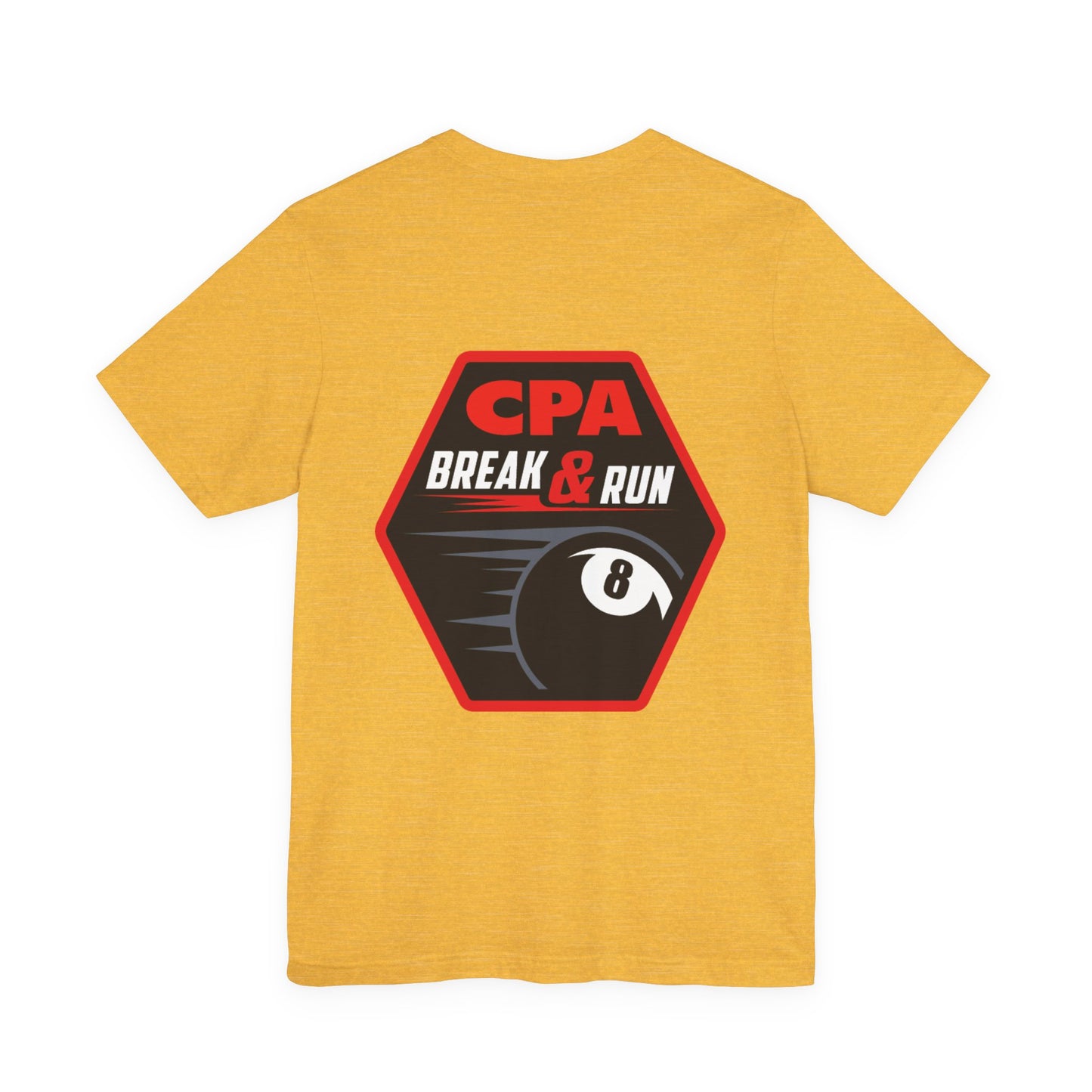 CPA Break & Run 8-Ball Pool Player Graphic Tee