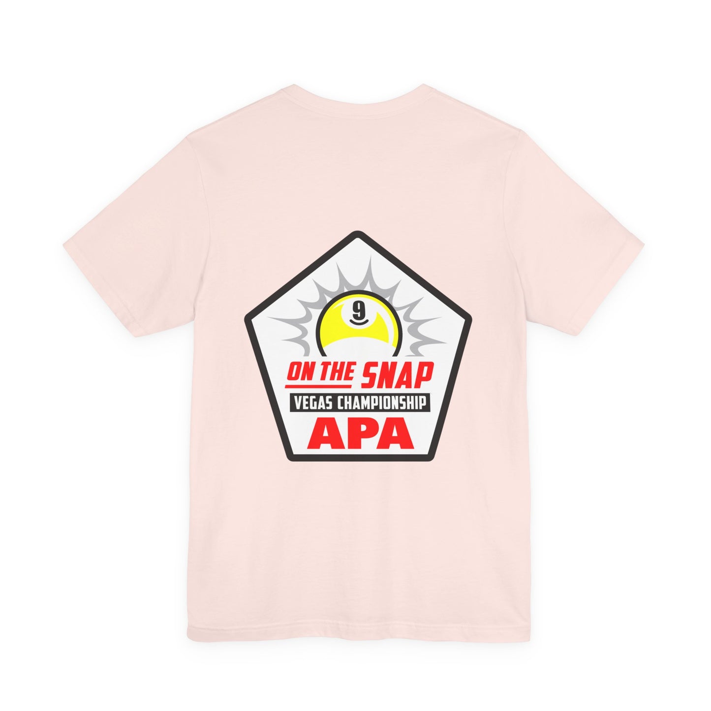 On The Snap Vegas 9-Ball Championship Billiards Player Graphic Tee
