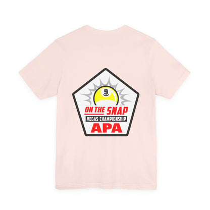 On The Snap Vegas 9-Ball Championship Billiards Player Graphic Tee