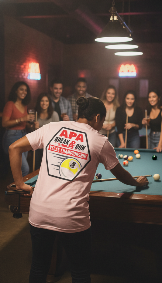 Vegas 9-Ball Pool Championship Break & Run T-Shirt
