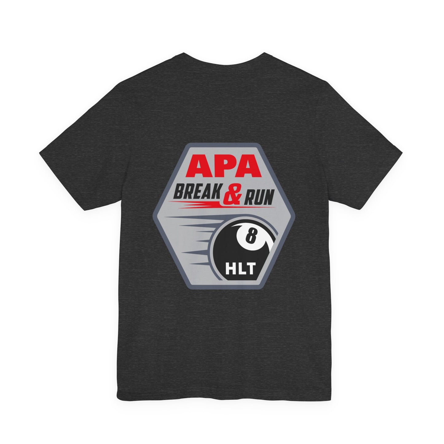 APA Break & Run 8 Ball Pool Billiards Graphic T-Shirt