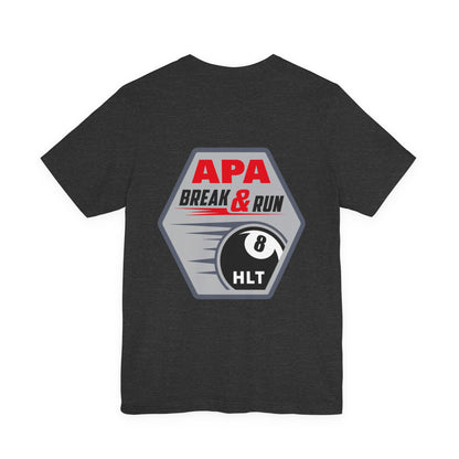 APA Break & Run 8 Ball Pool Billiards Graphic T-Shirt
